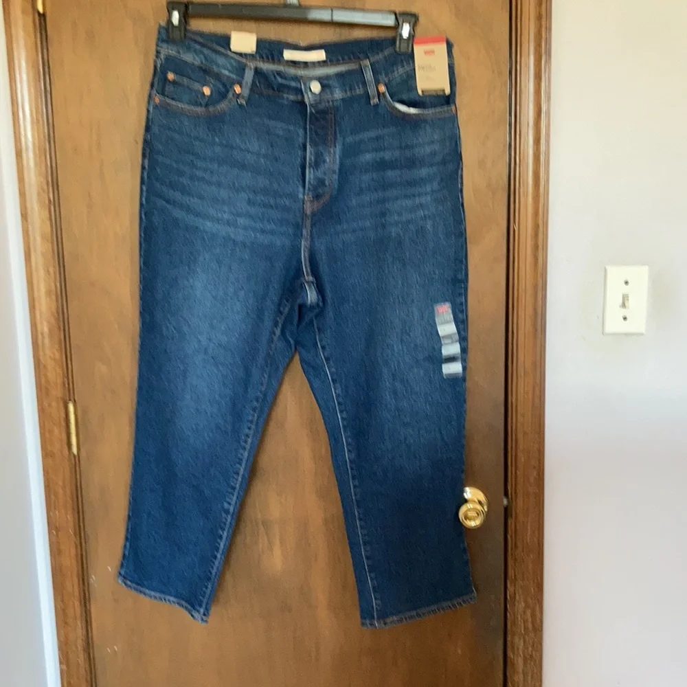 Offer$40 Levi’s wedgie straight jean high rise snug through hip & thigh 20W - Picture 5 of 17